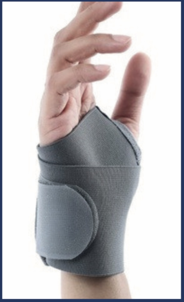 Wrist brace with thumb support at Scanda Enterprises, Moosapet, Hyderabad